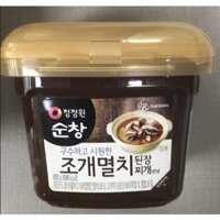 Tương Đậu Nành Nấu Cánh Vị Sò Và Cá Cơm Chungjungone Hàn Quốc 450g- 조개멸치 450그램