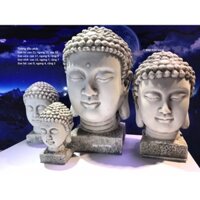 Tượng đầu phật, bán diện trang trí tiểu cảnh, bể cá, sân vườn