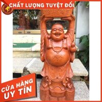 TƯỢNG DI LẶC DÂNG VÀNG GỖ HƯƠNG