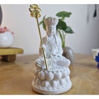 Tượng Địa Tạng Vương Bồ Tát Cao 10Tượng Phật Địa Tạng Bồ Tát, Tượng Địa Tạng Mini Để Bàn,Tượng Địa Tạng Để Xe Ô tô Tran