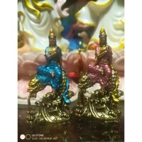 Tượng đồng mini . mẹ quan âm tọa cá chép hóa rồng