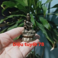 Tượng đồng Phật Bà Quan Âm Tống Tử mi ni