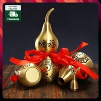 Tượng Đồng Thau Hình Trái Bầu May Mắn (Kích Thước: 12.5 x 5.0cm)