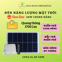 (Tương đương 300W) Đèn Chiếu pha Năng lượng mặt trời Rạng Đông 50W siêu sáng CP02.SL.RF 50W