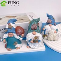 Tượng FUNG Gnome, Nhựa Dễ Thương Đại Dương Lùn Trang Trí, Thủ Công Sáng Tạo Độc Đáo Ngộ nghĩnh Thu Nhỏ Tượng Điêu Khắc Phòng Ngủ
