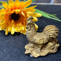 Tượng gà đồng D201