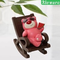 Tượng Gấu Để Bàn Trang Trí Hoạt Hình Tân Gia Quà Tặng Ghế Bập bênh Trang Trí Cho Văn Phòng Kệ Sách Để Bàn