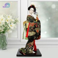 Tượng Geisha Nhật Bản 12 Inch Trang Trí Kabuki Châu Á cho