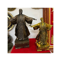 Tượng Gia Cát Lượng Khổng Minh đón gió bằng đồng thau 35cm ,45cm