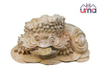 Tượng Gỗ Cóc 3 Chân Gỗ Nu Nghiến TG008