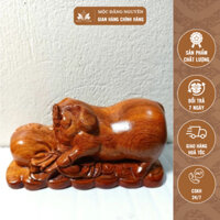 Tượng Gỗ Con Heo Phú Quý, Tượng Để Bàn Giúp Thu Hút Tài Lộc Cho Gia Chủ, Tượng Gỗ Mộc Đăng Nguyên