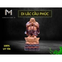 Tượng Gỗ Di Lặc Chúc Phúc - Cao 50 - Gỗ Hương Đá 100 % ( Sơn Giả Cổ )