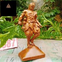 Tượng gỗ mỹ hầu vương ,tề thiên đại thánh ,mỹ hầu vương ,tôn ngộ không làm từ gỗ hương, bách xanh cao 20 để bàn làm việc