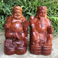 Tượng gỗ thần tài thổ địa