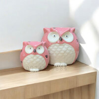 Tượng Gốm Bát Tràng Hình Chim Cú Mèo Mini Decor