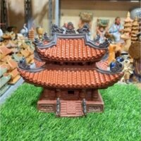 Tượng gốm chùa hàng đẹp trang trí tiểu cảnh,bể cá.Kt 20x21cm