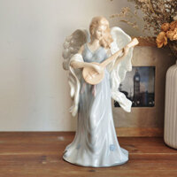 Tượng gốm sứ vườn nông thôn Tây Ban Nha, quý cô, cô gái, thiên thần, đồ trang trí đẹp, đồ sưu tầm