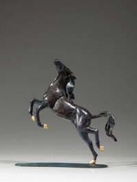 Tượng Hắc Mã Tung Vó