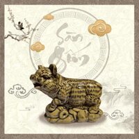 Tượng heo 12 con giáp mini gốm sứ Bát Tràng SG-T12CG12