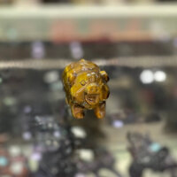 Tượng Heo đá mắt mèo vân gỗ, tượng Heo may mắn tài lộc, linh vật phong thủy may mắn