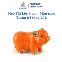 Tượng Heo Tài Lộc Minh Long  9Cm - Cam Chỉ Vàng 00550506