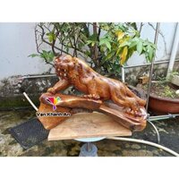 Tượng Hổ Cọp Gỗ Hương - Quà Tặng Tân Gia Khai Trương - Tượng Phong Thủy - Tượng Gỗ Đẹp