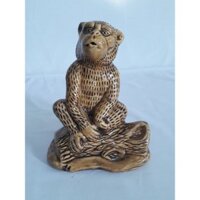Tượng Khỉ_Gốm sứ Bát Tràng