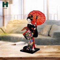 Tượng Kimono Geisha Nhật Bản thanh lịch Homyl, Tượng sưu tập thủ công