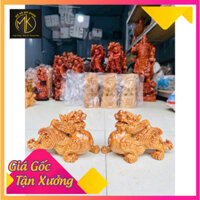 Tượng Kỳ Lân gỗ huyết long kích tấc 20-12-8