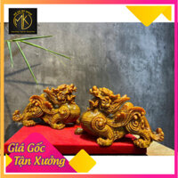 Tượng Kỳ Lân gỗ huyết long kích tấc 20-12-8