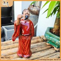 Tượng Lý Bạch ngâm thơ nhiều mẫu nhiều kích thước, tượng Lý Bạch ngắm trăng, tượng tiểu cảnh bonsai