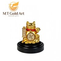 Tượng mèo thần tài (19x14x14cm) MTgoldarrt, quà tặng cao cấp, ý nghĩa, quà tặng sếp, quà tết tặng đối tác, khách hàng...
