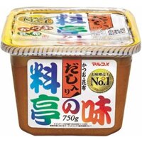 Tương Miso Dashi Marukome vị truyền thống 750g, Bột miso nguyên liệu 100% thiện nhiên