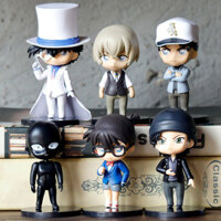 Tượng mô hình Detective Conan Kudo Shinichi Kaito Akaie Shuichi Amuro Tooru phiên bản Chibi