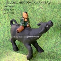 Tượng mục đồng chăn trâu  Gốm sứ Bát Tràng