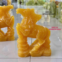 Tượng ngựa đá Ngoc Hoàng Long 10 cm, Tượng Phong thuỷ 12 Con Giáp tu nhiên nguyên khối