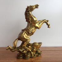 Tượng Ngựa Xích Thố Đồng Thau Lê Gia  22 x 16 cm