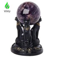 Tượng nhỏ YIYU Ba mèo Ai Cập Trang trí nhà Mini