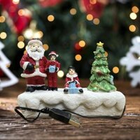 Tượng nhựa Đèn ngủ văn phòng Phòng ăn Quà tặng Tượng Giáng sinh thắp sáng