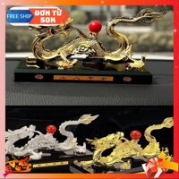 Tượng Nước Hoa Rồng Vàng Như Ý Phong Thủy Đẳng Cấp - Sang Trọng