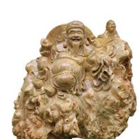 Tượng ông Thần Tài bằng gỗ nu nghiến (ThT-03)