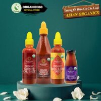 Tương Ớt Hữu Cơ ASIAN ORGANICS Cay Sriracha, Chua Ngọt Không Cay