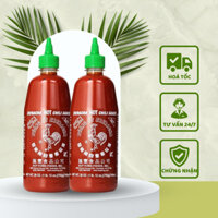 Tương Ớt Sriracha HUY FONG Không Đường Ít Calo ( eat clean, keto, ăn kiêng, tiểu đường)