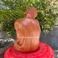 Tượng phật an nhiên bằng gỗ hương .Xưởng Gỗ Phong Thuỷ Tín Nghĩa