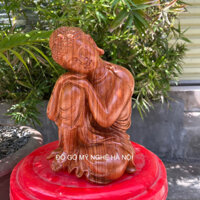 Tượng phật an nhiên bằng gỗ hương