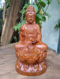 Tượng Phật Bà Quan Âm Hương 40x20 (M1 Thon)