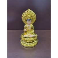 Tượng Phật Bà Quan Thế Âm Bồ Tát hai mặt tọa đài sen vàng