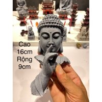 Tượng phật bán diện tiểu cảnh, phụ kiện trang trí bể cá, thuỷ sinh, bán cạn, non bộ, sân vườn, bonsai