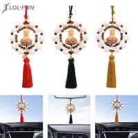 Tượng Phật bằng gỗ Mặt dây chuyền ô tô Giá đỡ gương