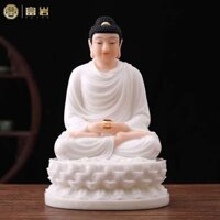 Tượng Phật cẩm thạch Đại Nhật Như Lai Phật Tổ phụng gia dụng đồ trang trí Thích Ca Mâu Ni Phật A Di Đà Phật 12 tấc 16 tấ